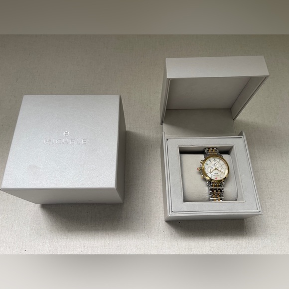 MICHELE SYDNEY 38MM WATCH MW30A00C9046